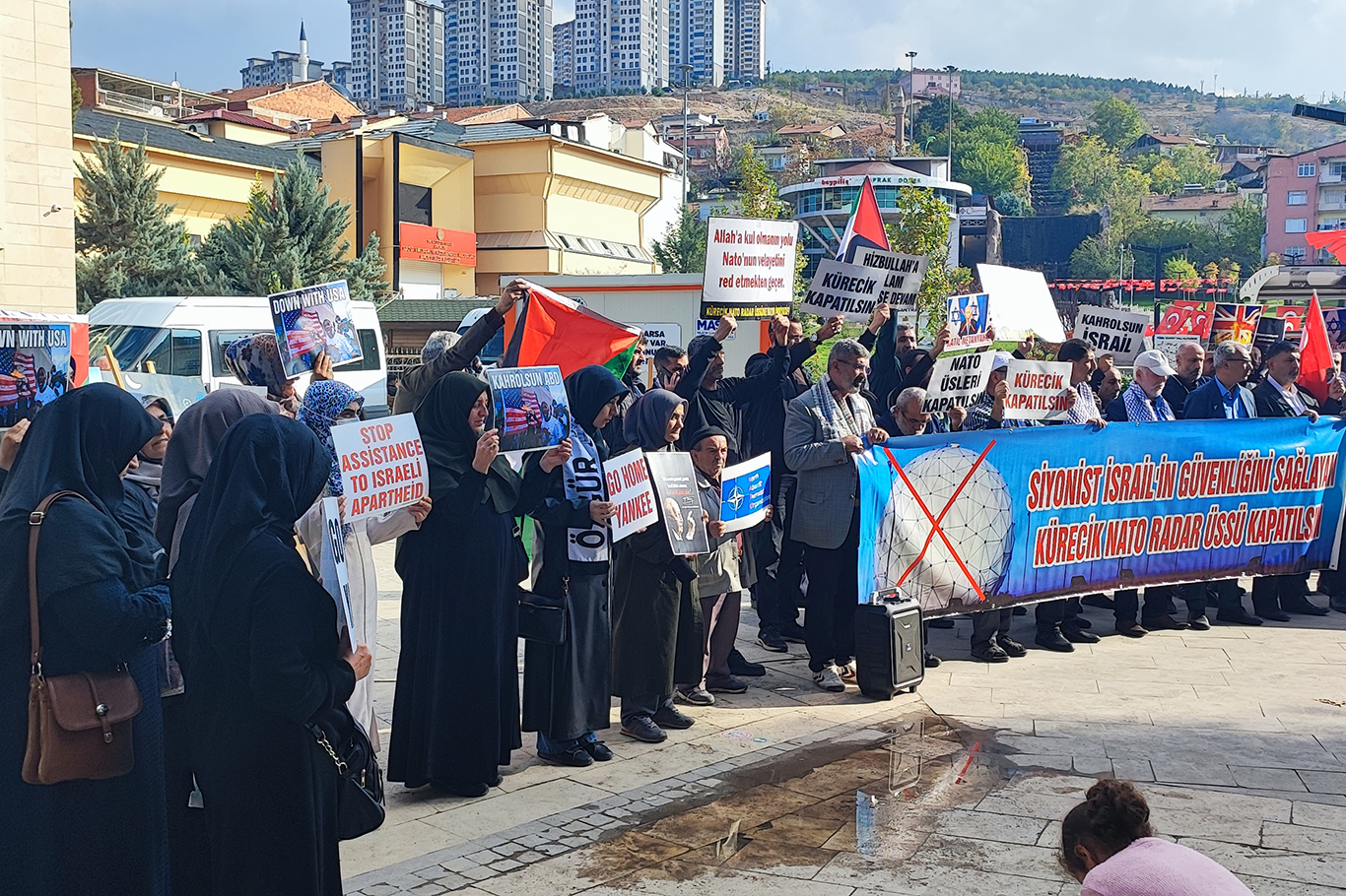 Malatya’da “Küreciği kapat israili köret” çağrısı yapıldı