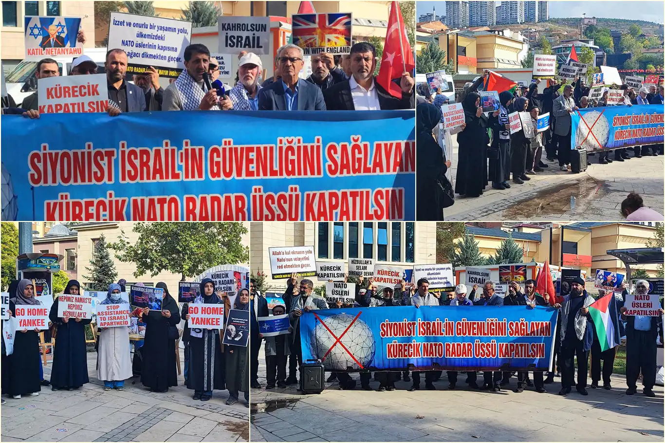 Malatya’da “Küreciği kapat israili köret” çağrısı yapıldı