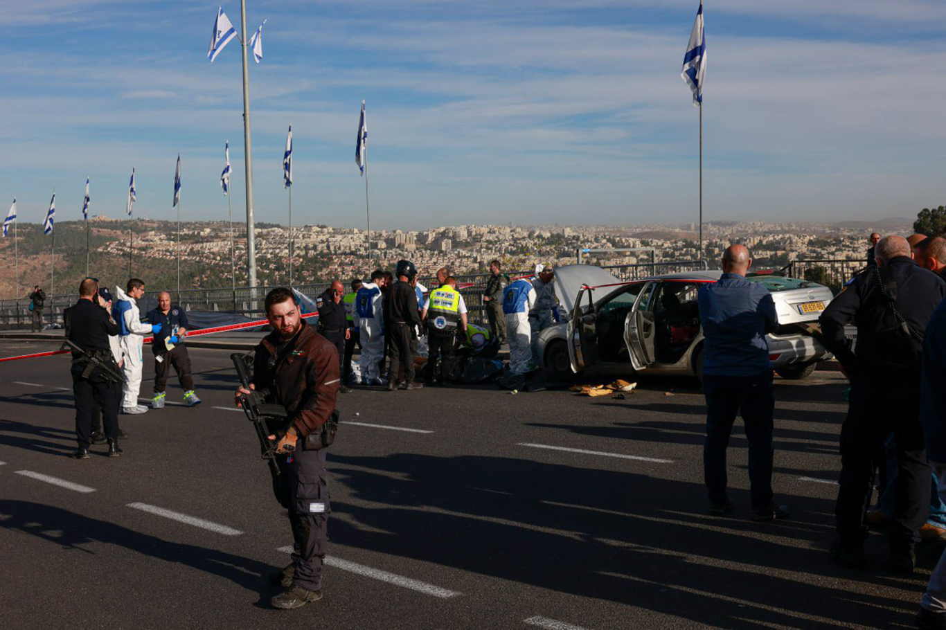 Three killed, six wounded in Jerusalem shooting operation Three killed, six wounded in Jerusalem shooting operation