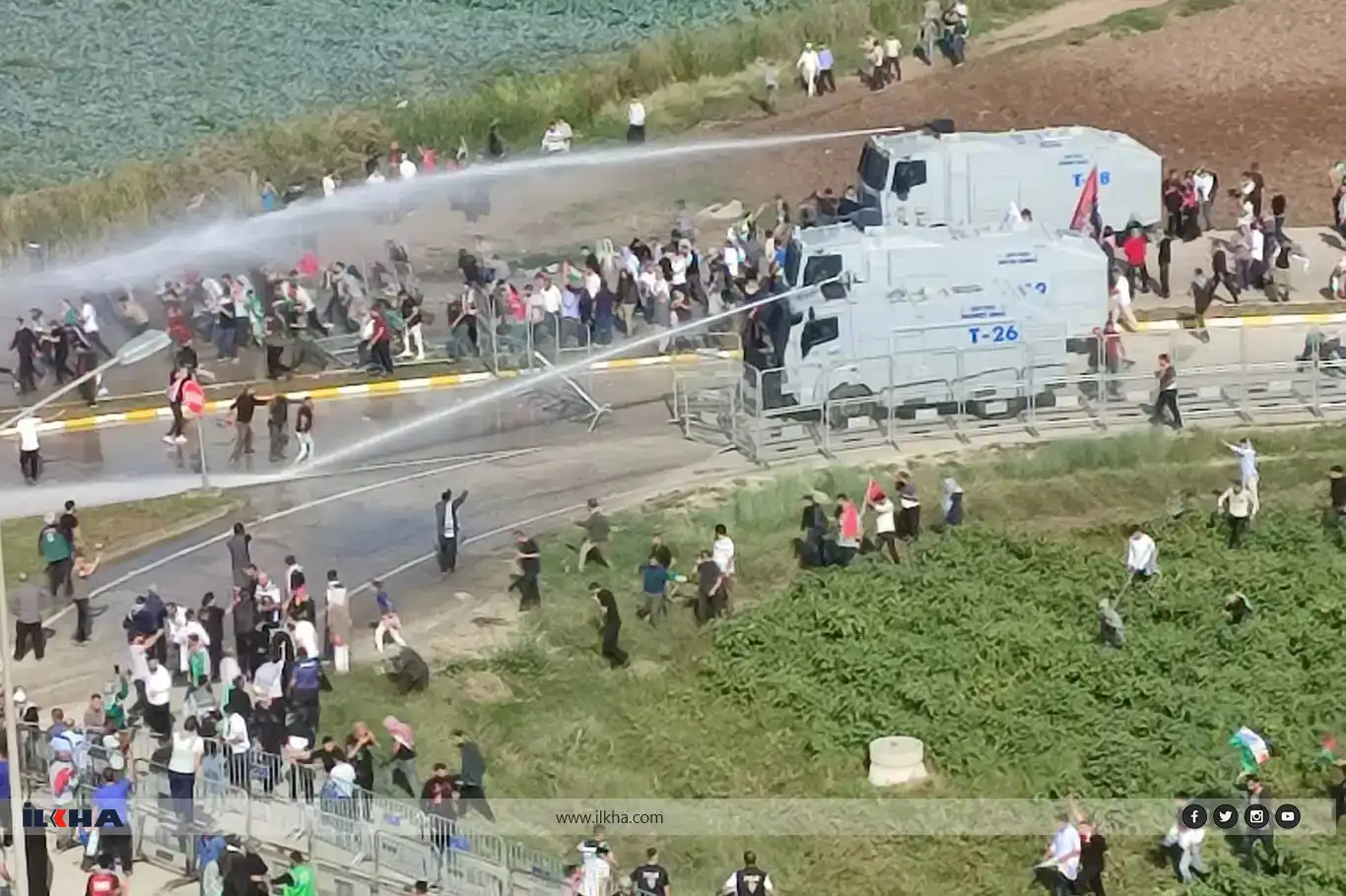 فرق الشرطة التركية تتدخل لإنهاء الاحتجاجات أمام قاعدة إنجرليك في أضنة 