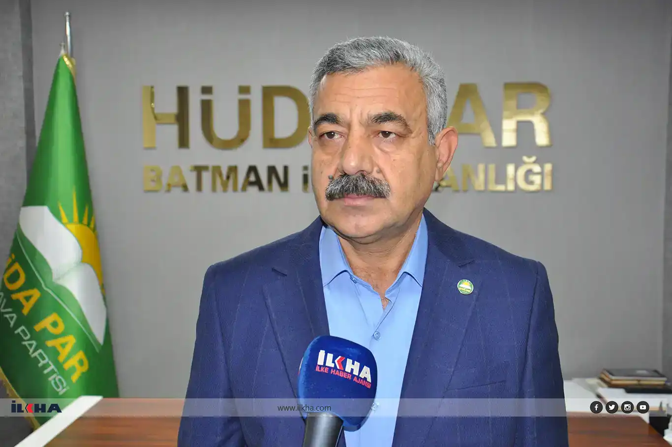 Serokatîya Bajara Êlihê yê HUDA PARê Mîtînga ‘Ji Tofana Eqsayê Re Destek’ li dar dixe Serokatîya Bajara Êlihê yê HUDA PARê Mîtînga ‘Ji Tofana Eqsayê Re Destek’ li dar dixe