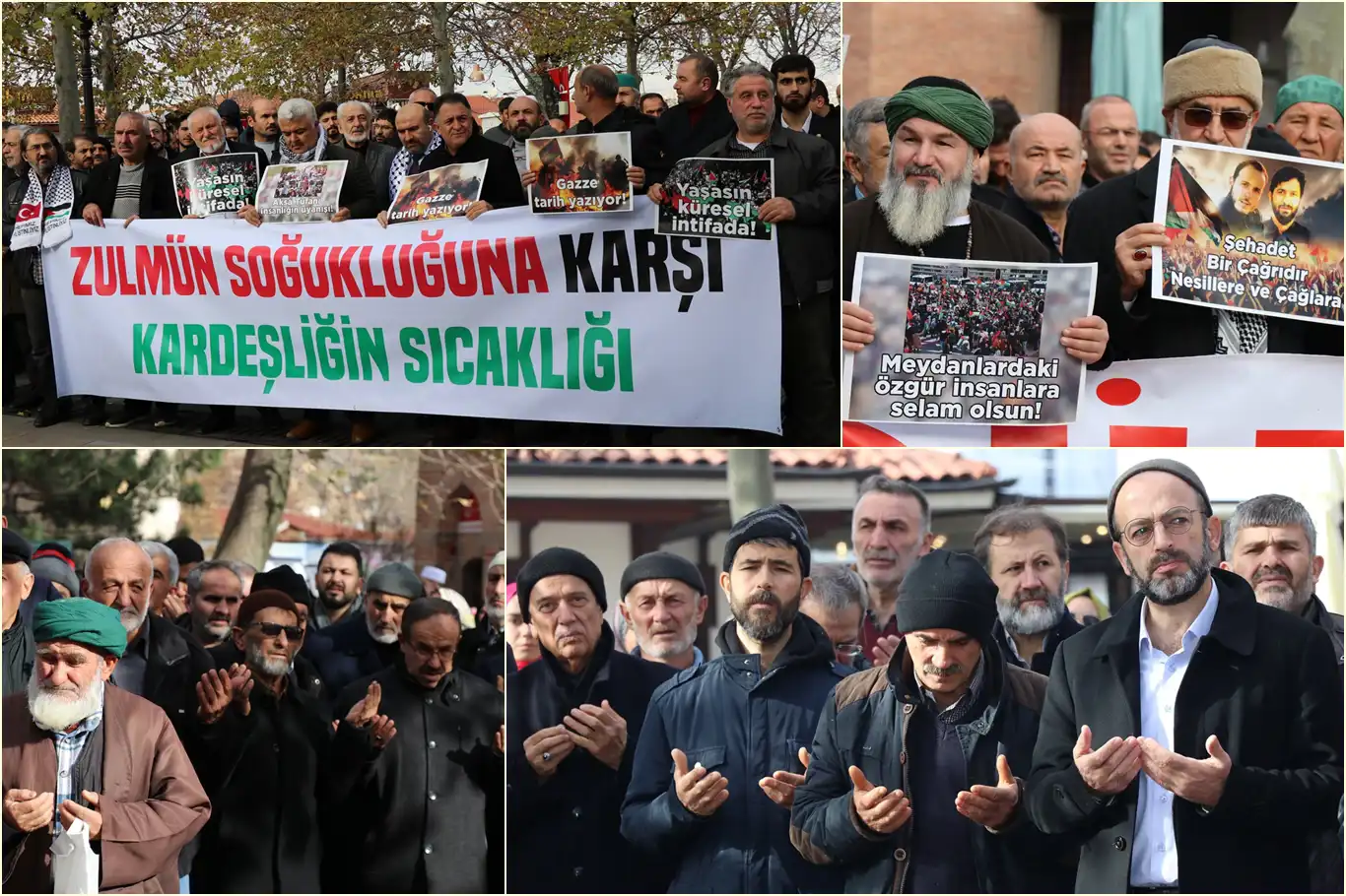 Filistin'de yaşanan zulüm Ankara'da protesto edildi
