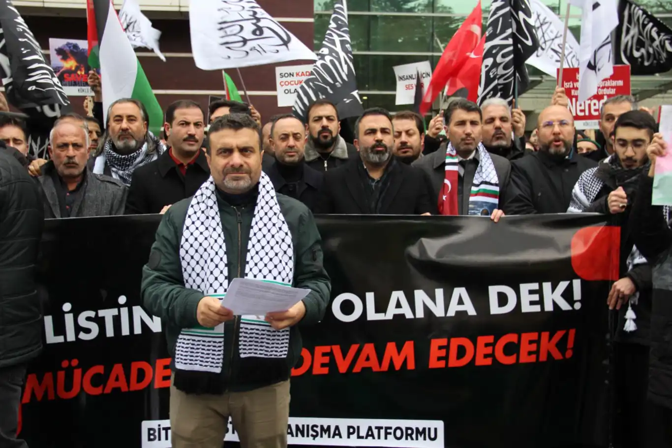 Gazze için Bitlis'te yürüyüş yapıldı