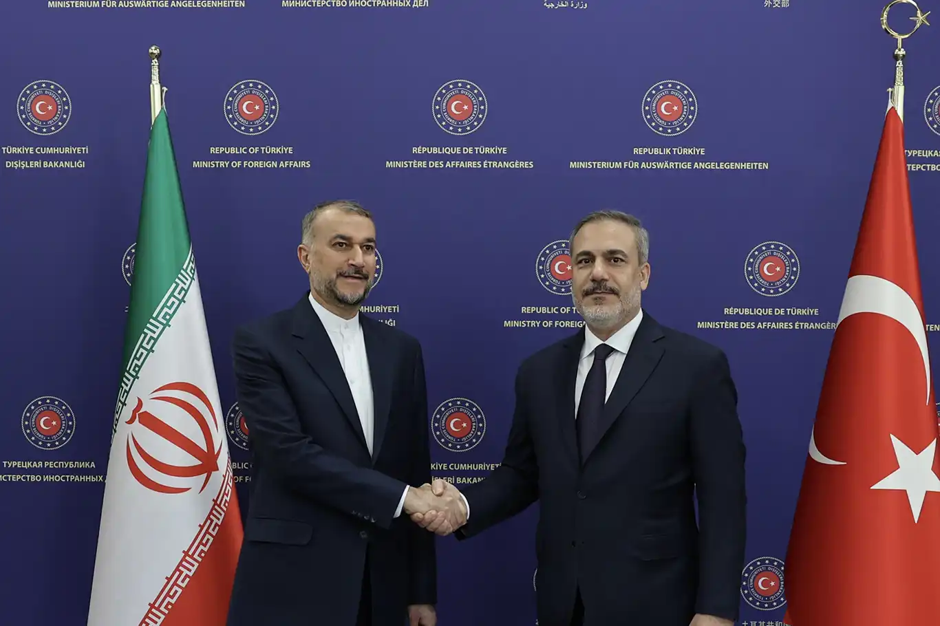 Dışişleri Bakanı Fidan, İran Dışişleri Bakanı ile görüştü