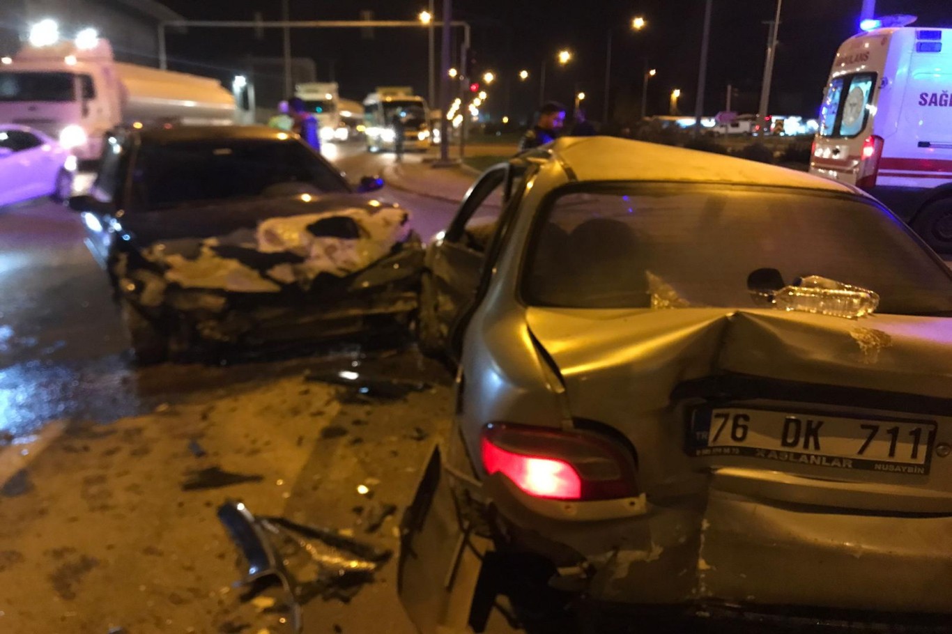 Mardin'de trafik kazası: 3 yaralı