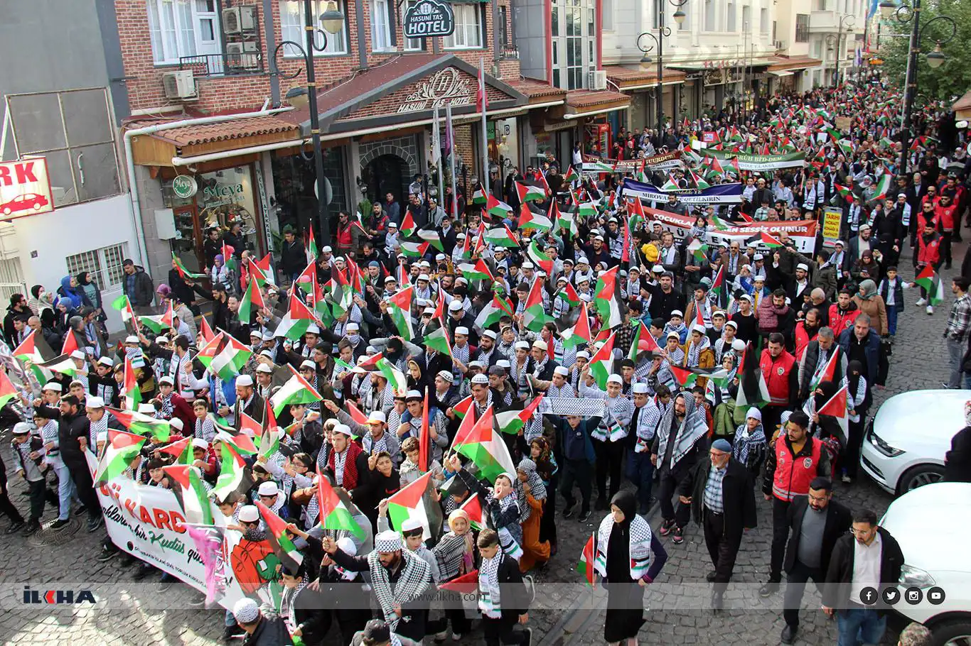 Children in Diyarbakır march for Gaza, express solidarity and hope