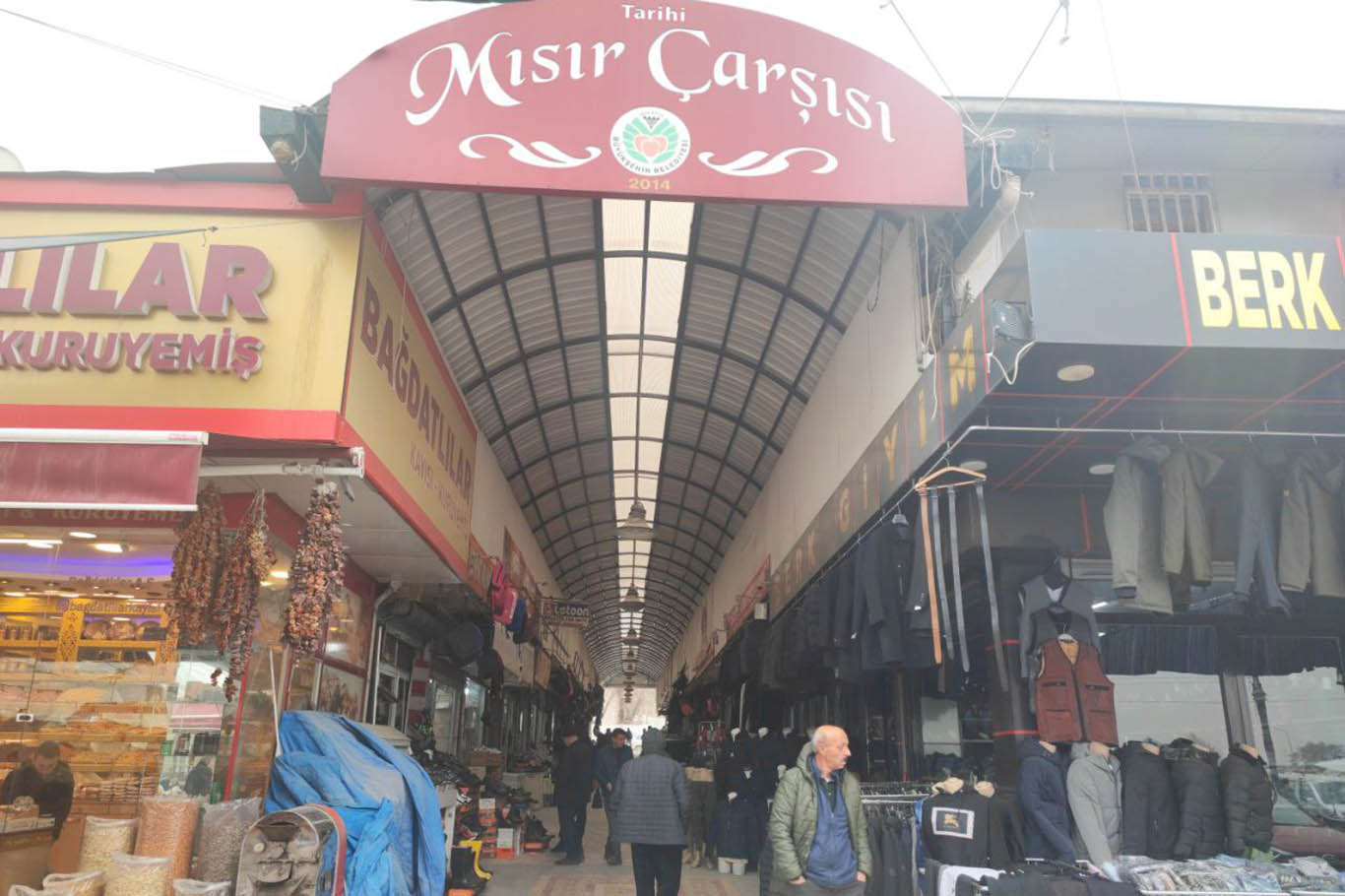 Malatya'da tarihi Mısır Çarşısı esnafı yıkım kararına tepki gösterdi