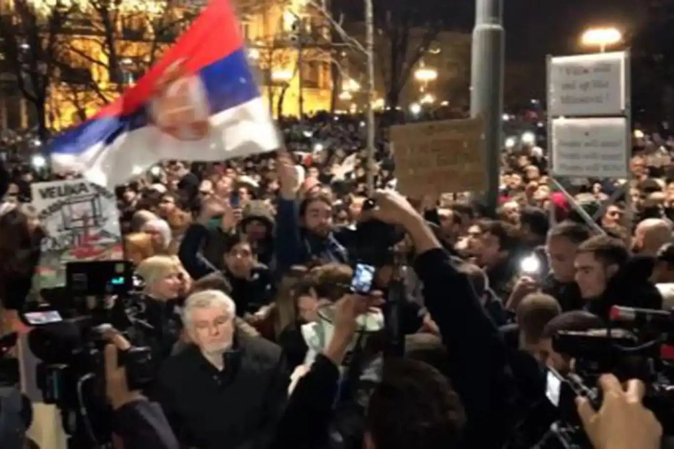 Tensions rise in Belgrade as demonstrators call for fair elections