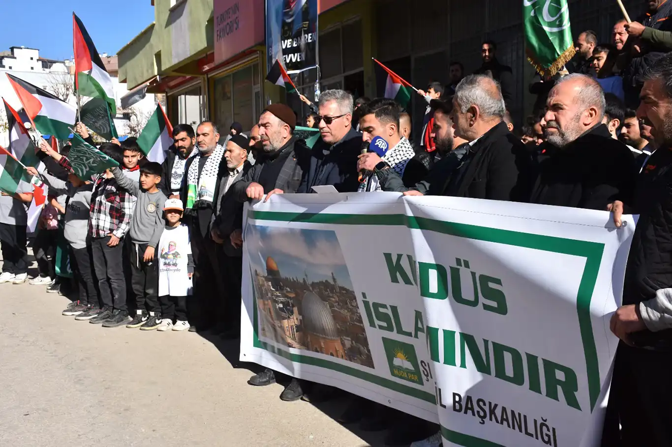 Siyonist çetenin saldırıları Şırnak'ta protesto edildi