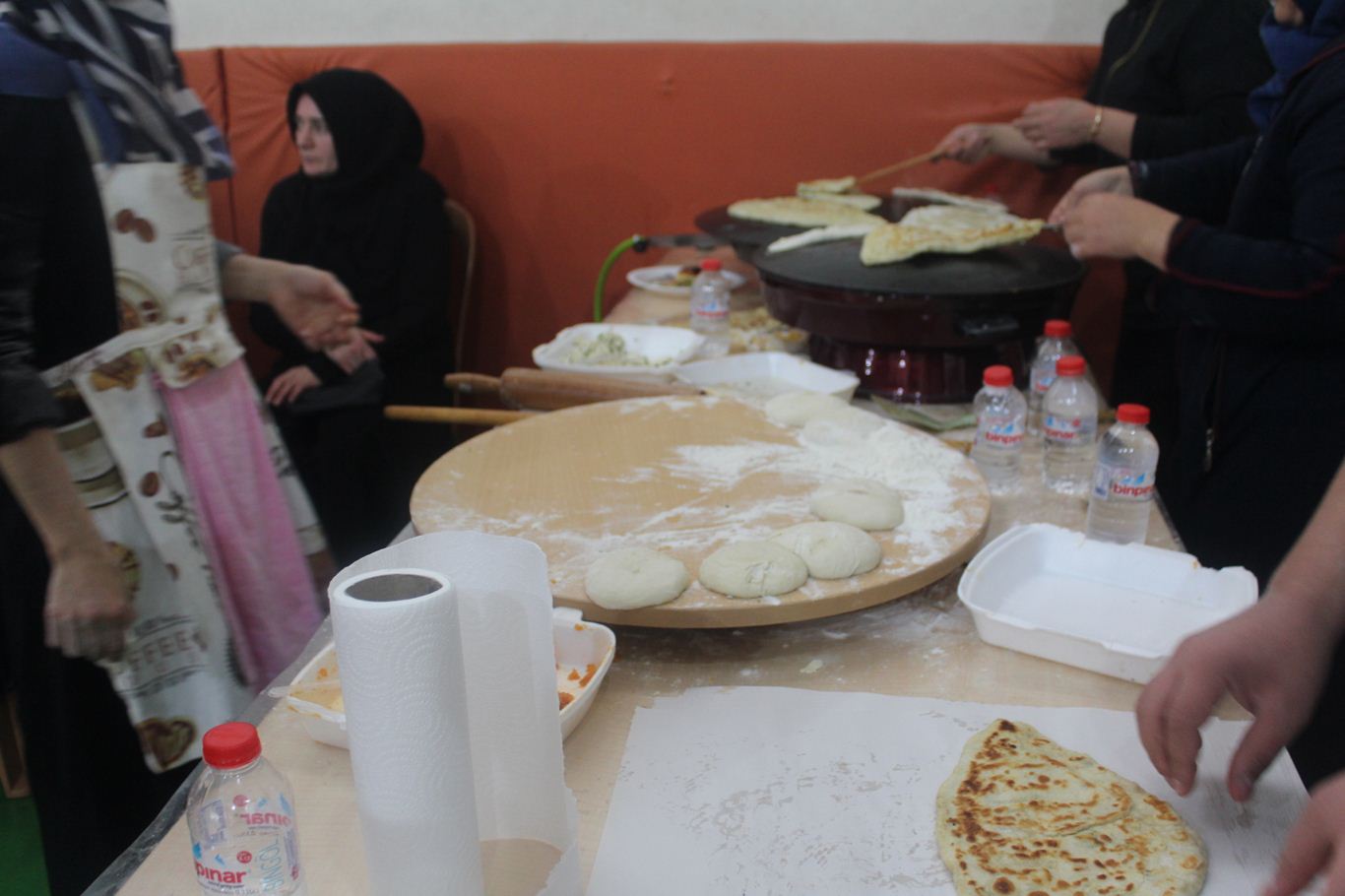 Bingöl'de imam hatiplilerden Gazze için "Destek Sofrası"