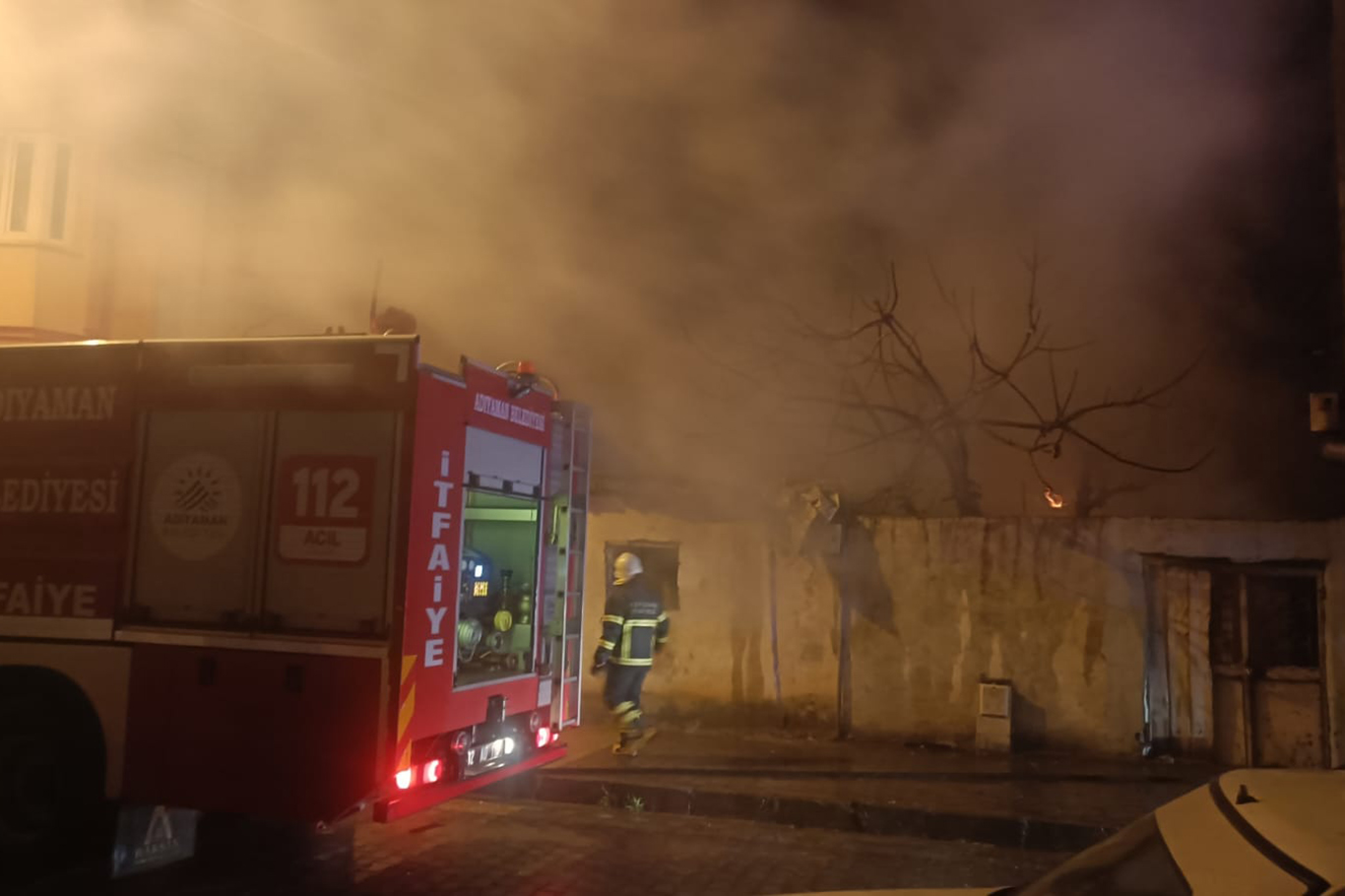 Adıyaman'da ev yangını