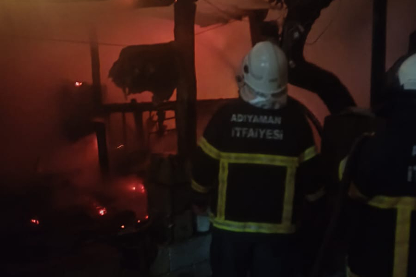 Adıyaman'da ev yangını