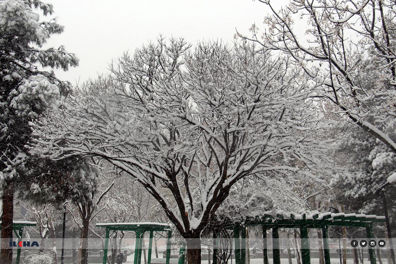  Diyarbakır receives first snowfall of the year 