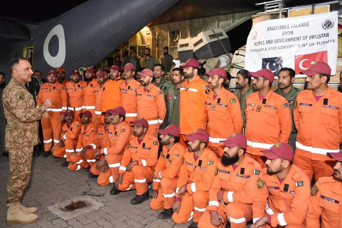 First Pakistani search & rescue team arrives in Türkiye
