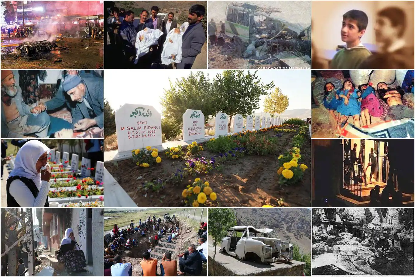 Bebek, çocuk, kadın, yaşlı demeden vahşi katliamlara imza atan örgüt: PKK Bebek, çocuk, kadın, yaşlı demeden vahşi katliamlara imza atan örgüt: PKK