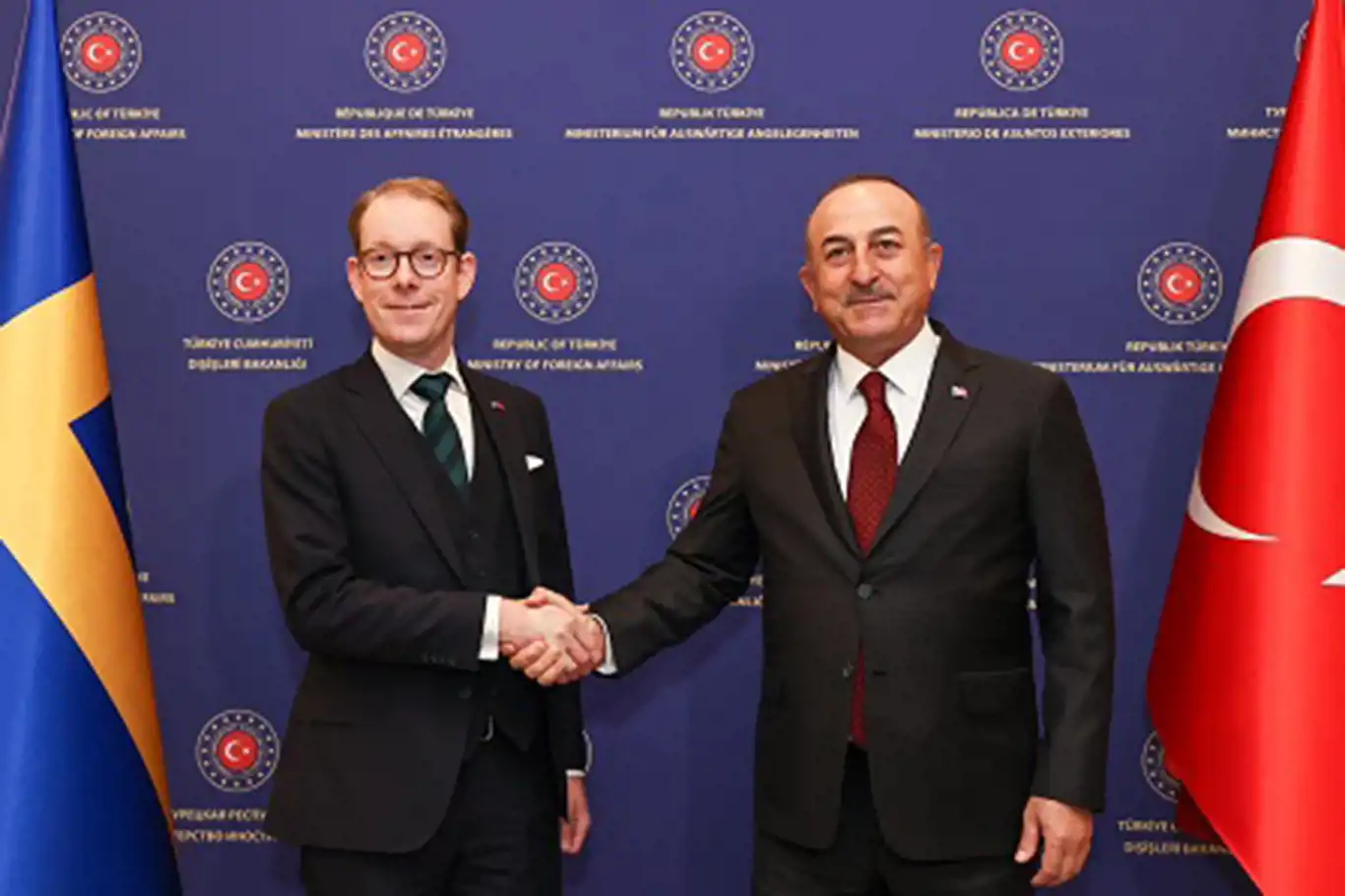 Dışişleri Bakanı Çavuşoğlu, İsveçli mevkidaşı Billström görüştü Dışişleri Bakanı Çavuşoğlu, İsveçli mevkidaşı Billström görüştü