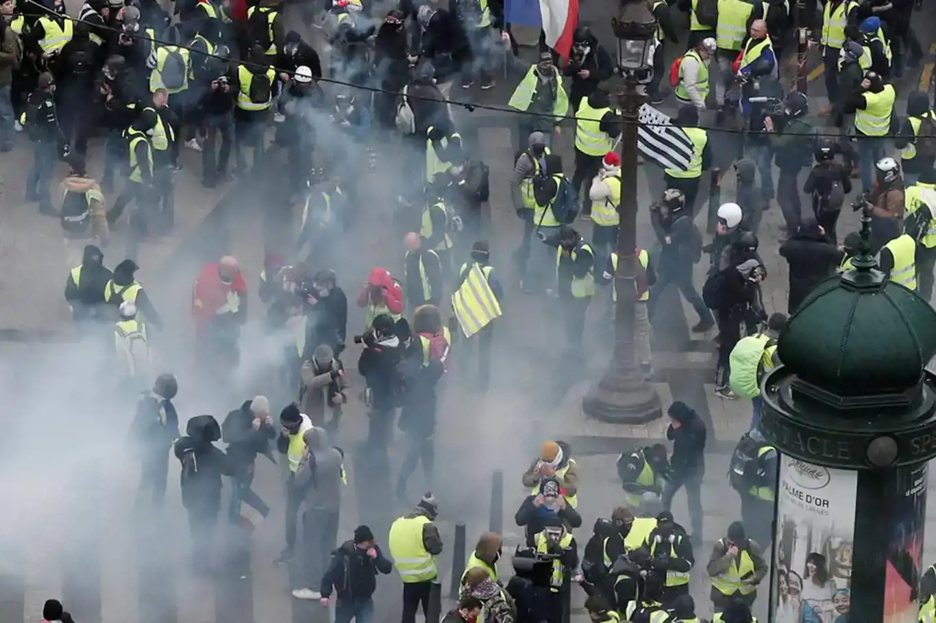 شمار تظاهرکنندگان بازداشت شده در فرانسه از 500 نفر عبور کرد