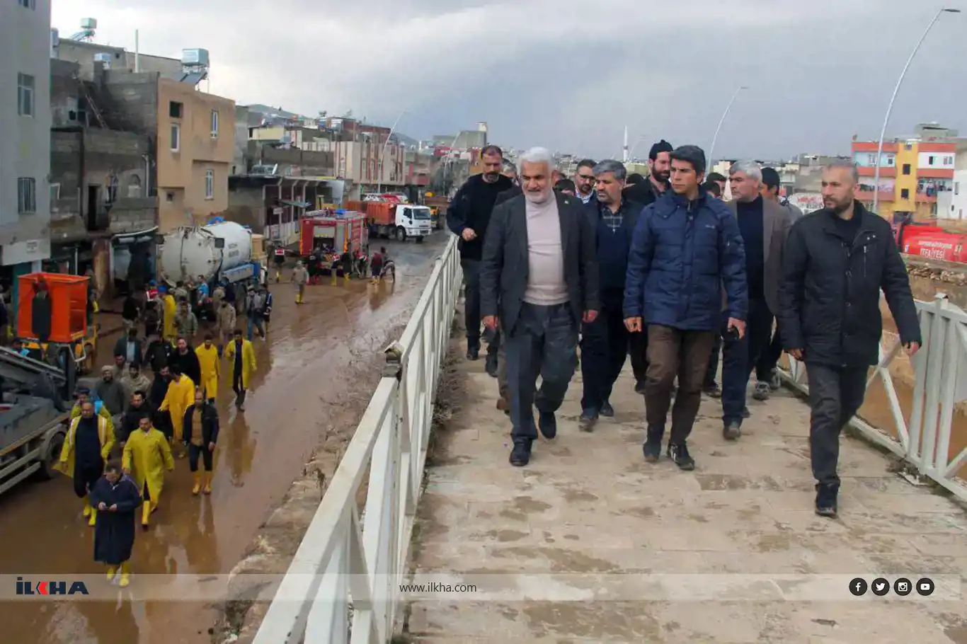 HÜDA PAR Chairman visits flood victims in southeastern Türkiye