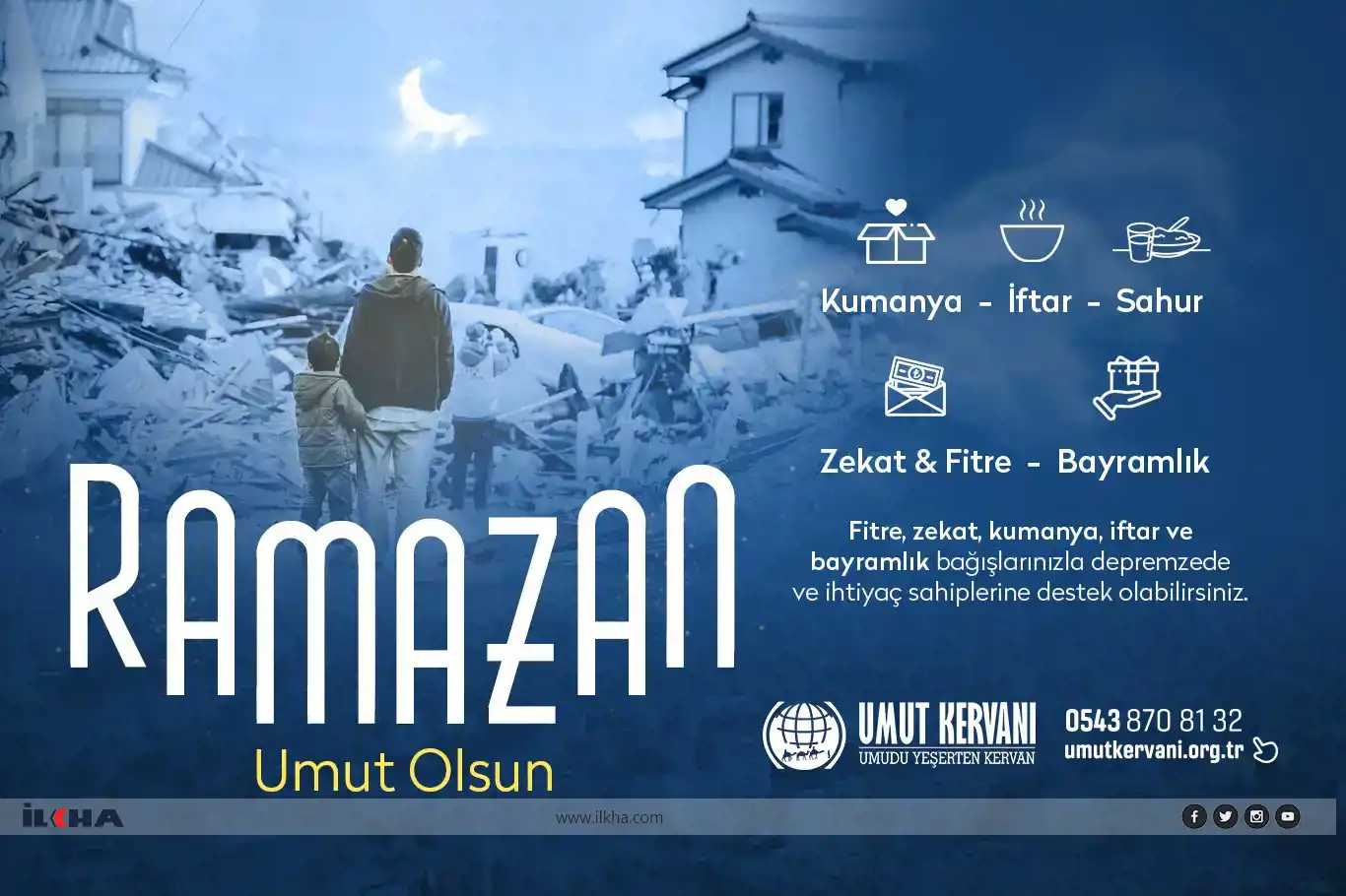 Karwana Hêvîyê ew ê di meha Remezanê de giranîya xwe bide li ser herêmên erdhejê Karwana Hêvîyê ew ê di meha Remezanê de giranîya xwe bide li ser herêmên erdhejê