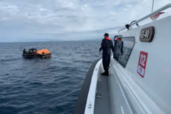 55 irregular migrants rescued off Türkiye's western coast