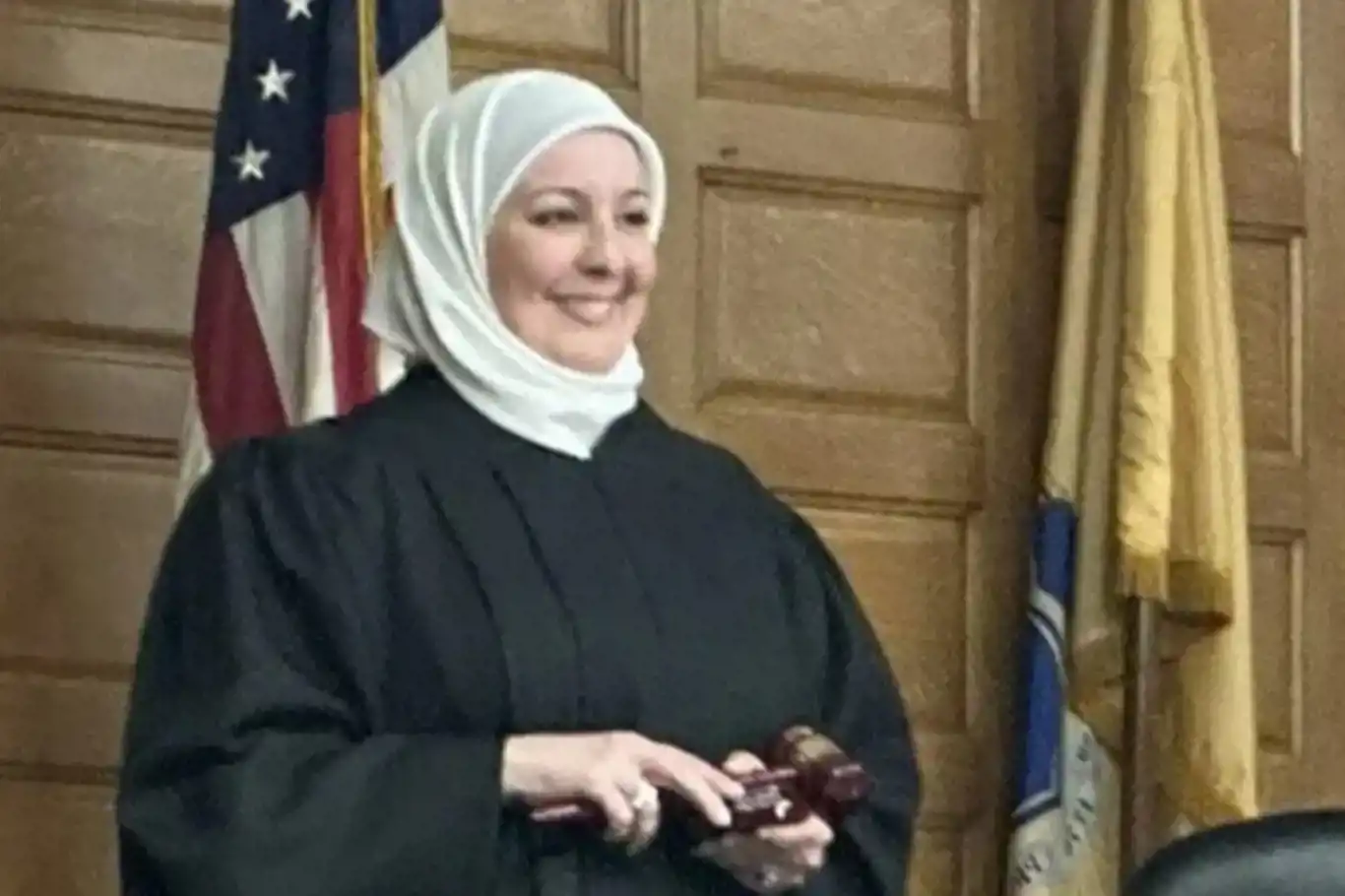 First headscarf-wearing judge takes oath in United States