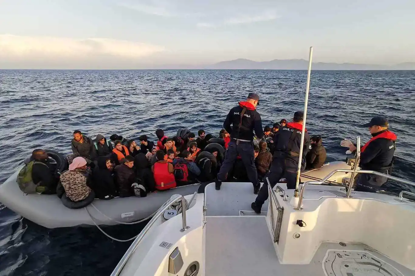 Turkish coast guard rescues 113 irregular migrants off Aegean coast