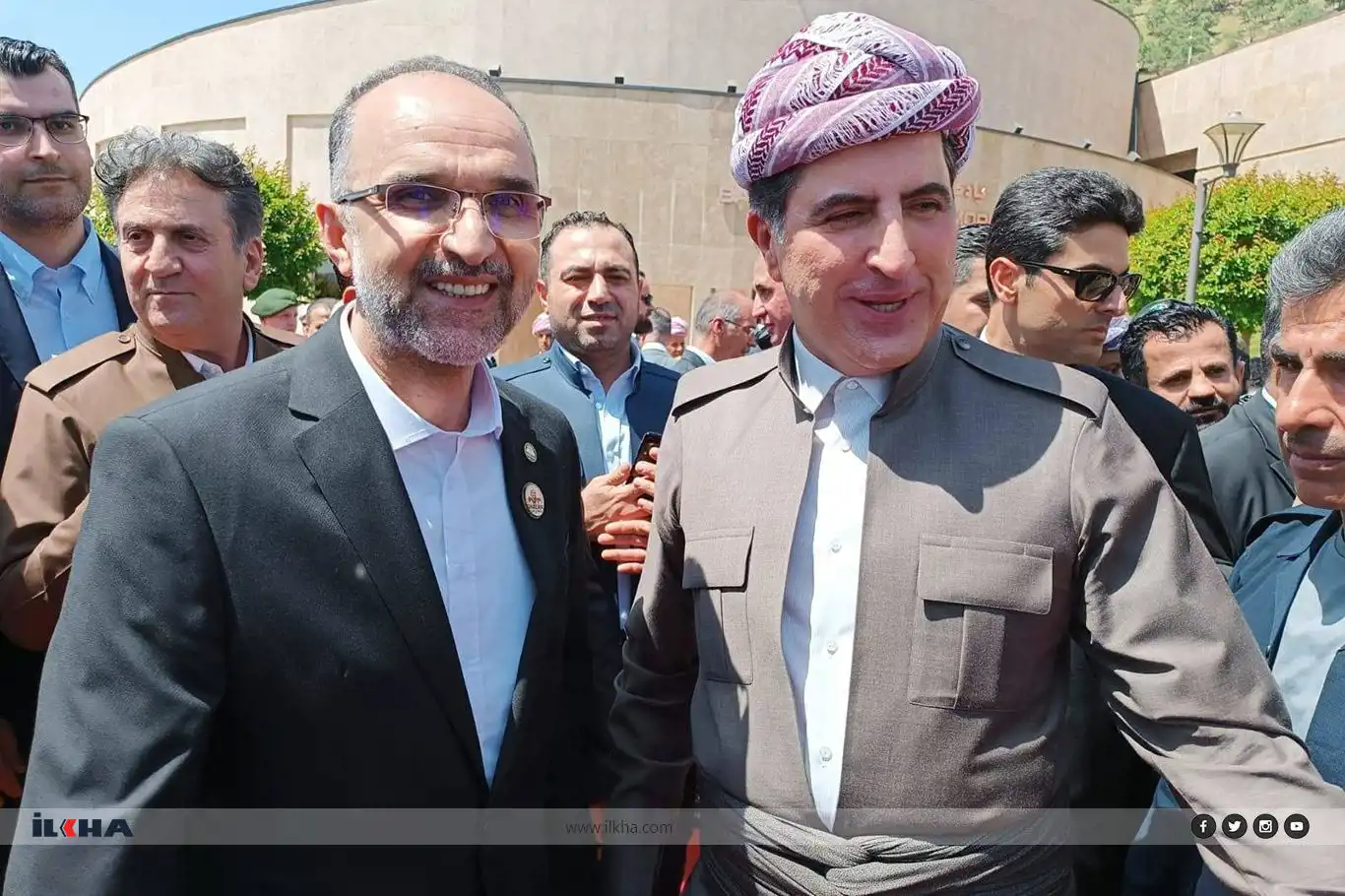 HÜDA PAR Deputy Chairman İshak Sağlam attends the opening of the Barzani Museum in Kurdistan