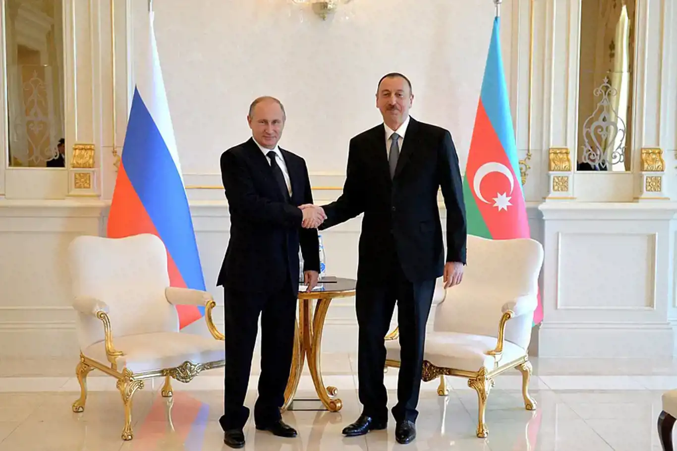 Azerbaijani President Ilham Aliyev holds meeting with Russian President Vladimir Putin in Moscow