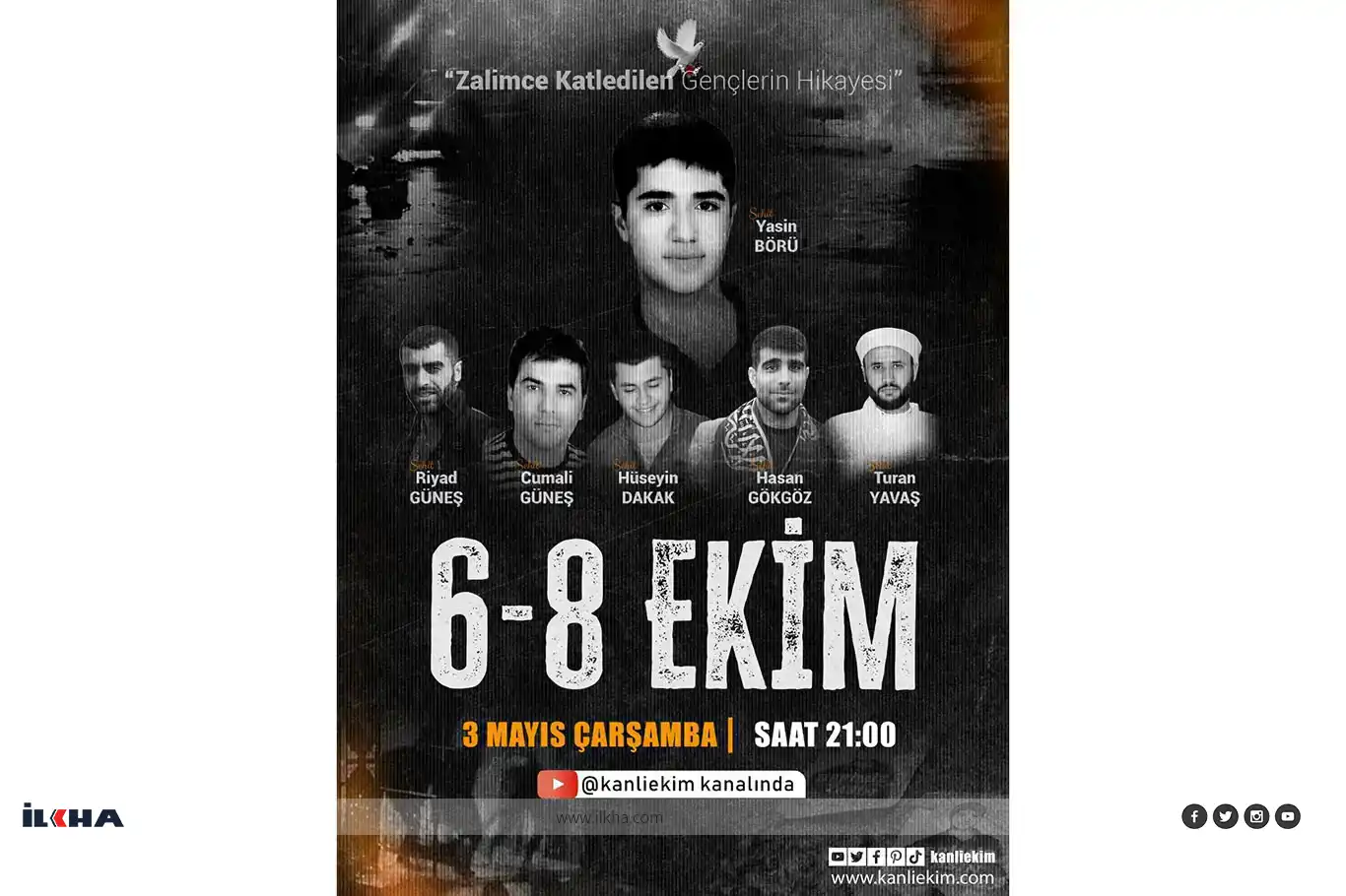 New Film "6-8 October" depicts tragic killing of Yasin Börü and his friends New Film "6-8 October" depicts tragic killing of Yasin Börü and his friends