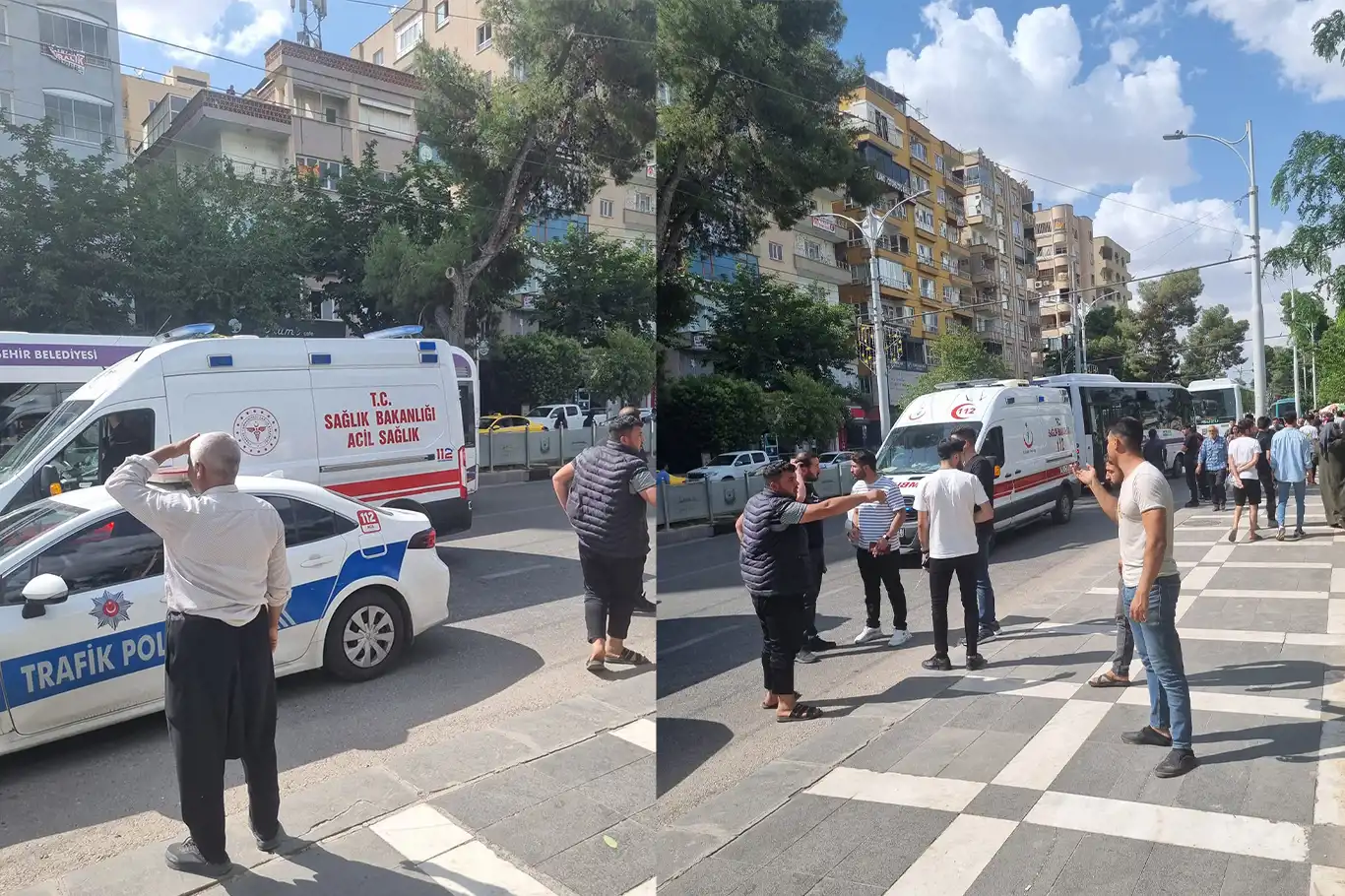 Manevra yapan motosiklet kaza yaptı: 1'i ağır 3 yaralı Manevra yapan motosiklet kaza yaptı: 1'i ağır 3 yaralı