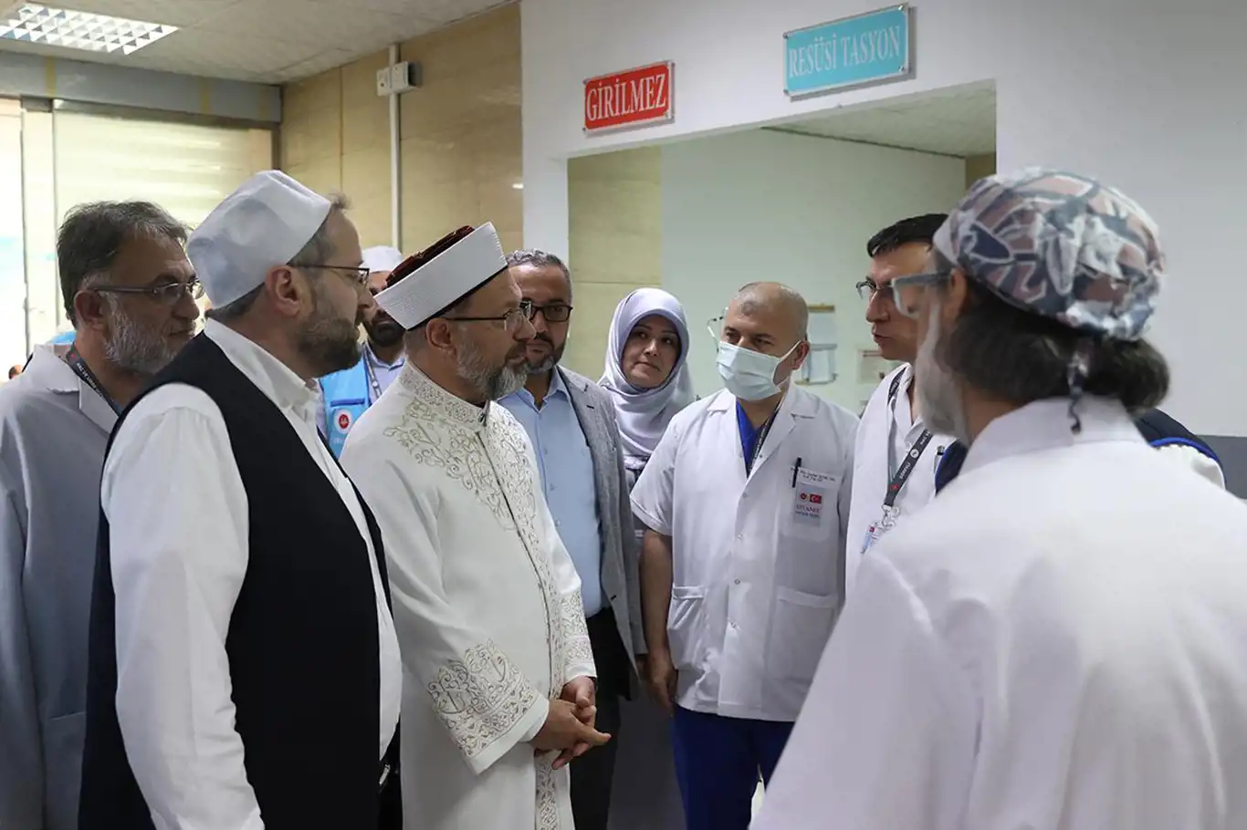 Diyanet İşleri Başkanlığı Arafat'ta sahra hastanesi kurdu Diyanet İşleri Başkanlığı Arafat'ta sahra hastanesi kurdu