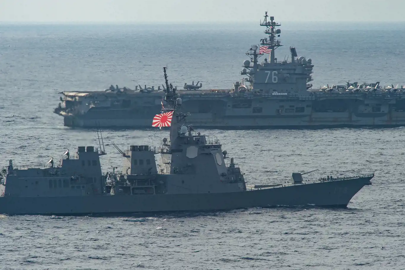 ABD ve Çin savaş gemileri arasında gerilim ABD ve Çin savaş gemileri arasında gerilim