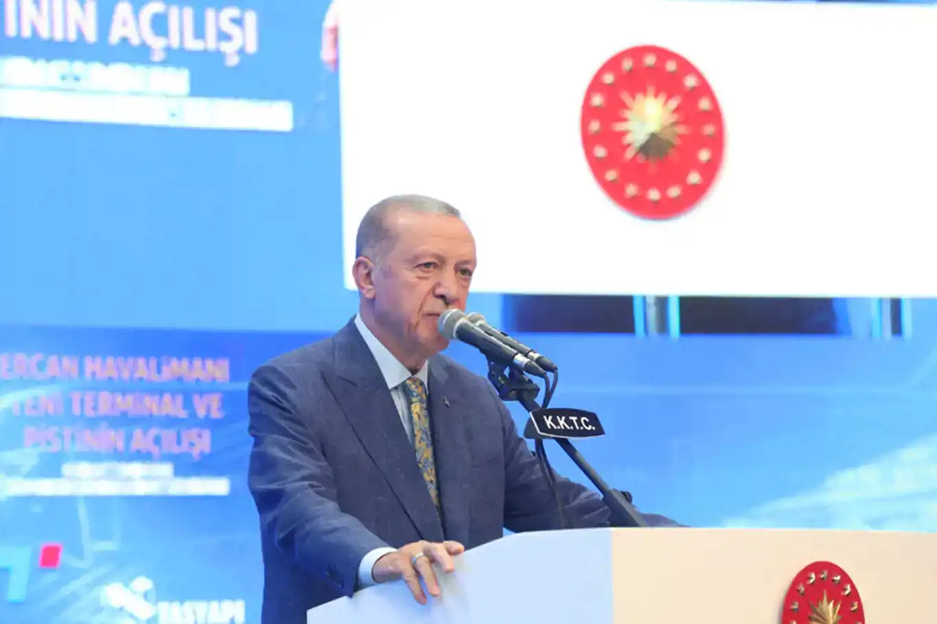 Erdoğan inaugurates new terminal and runway at Ercan Airport, TRNC