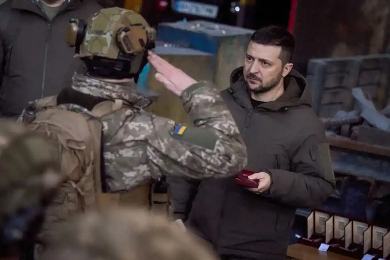 Ukrainian President Zelensky visits special operations forces on national day Ukrainian President Zelensky visits special operations forces on national day