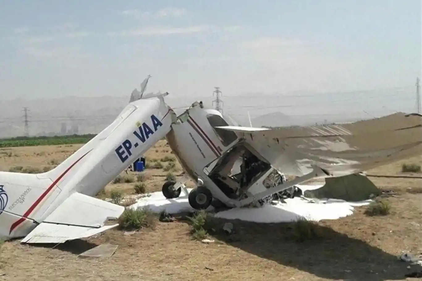 Two dead in training plane crash in Iran's Alborz province