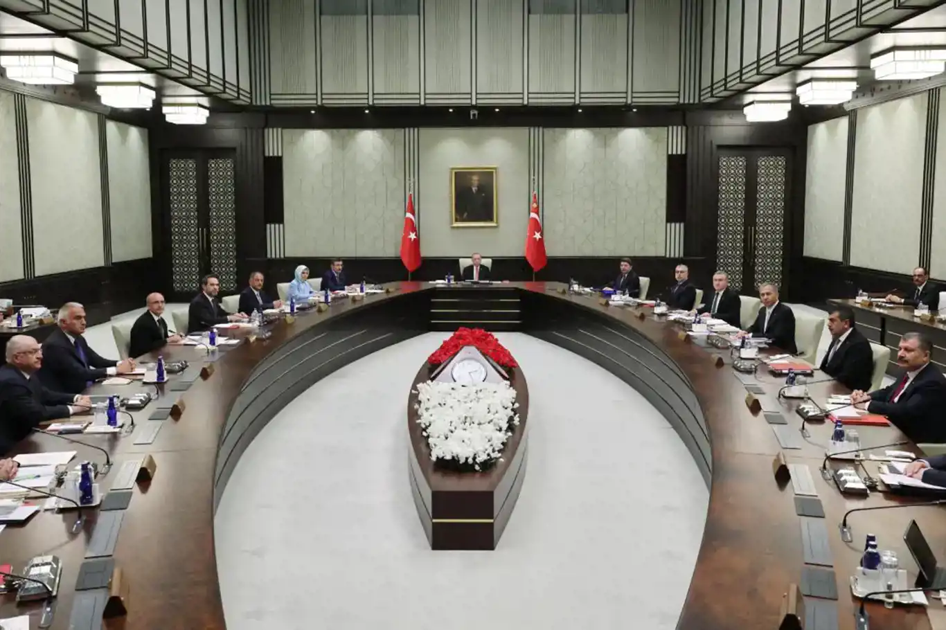 Turkish presidential cabinet to convene today to discuss domestic, foreign policy, and economy