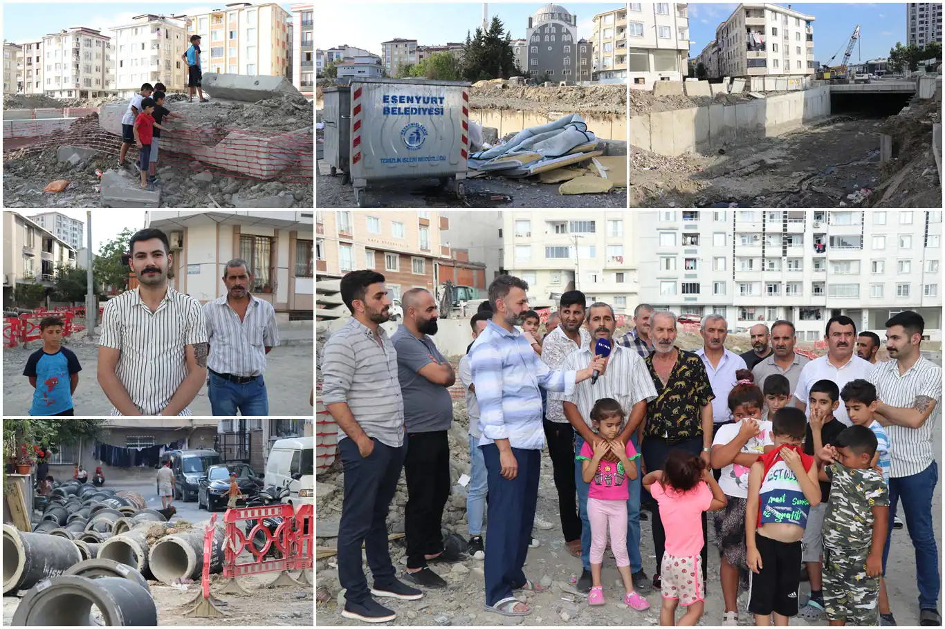 Esenyurt halkından tamamlanamayan dere ıslah çalışmasına tepki: Artık bir çözüm bulunsun Esenyurt halkından tamamlanamayan dere ıslah çalışmasına tepki: Artık bir çözüm bulunsun
