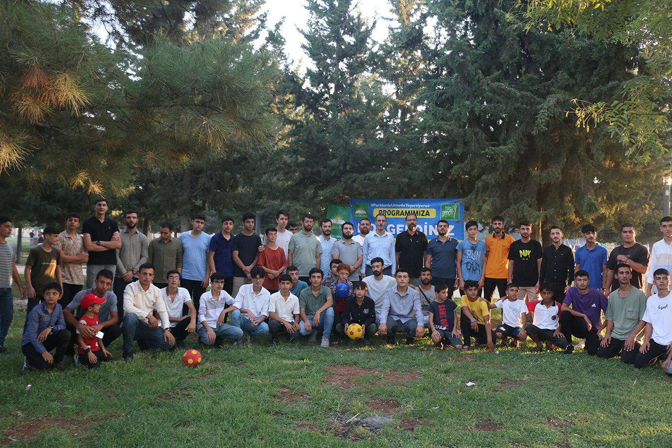 Şanlıurfa'da "Parklarda Umudu Yeşertiyoruz" temalı programın finali düzenlendi
