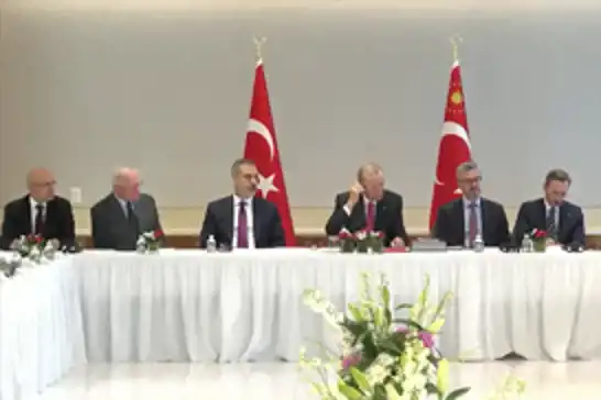 Turkish President Erdoğan meets with think tank representatives in the U.S.