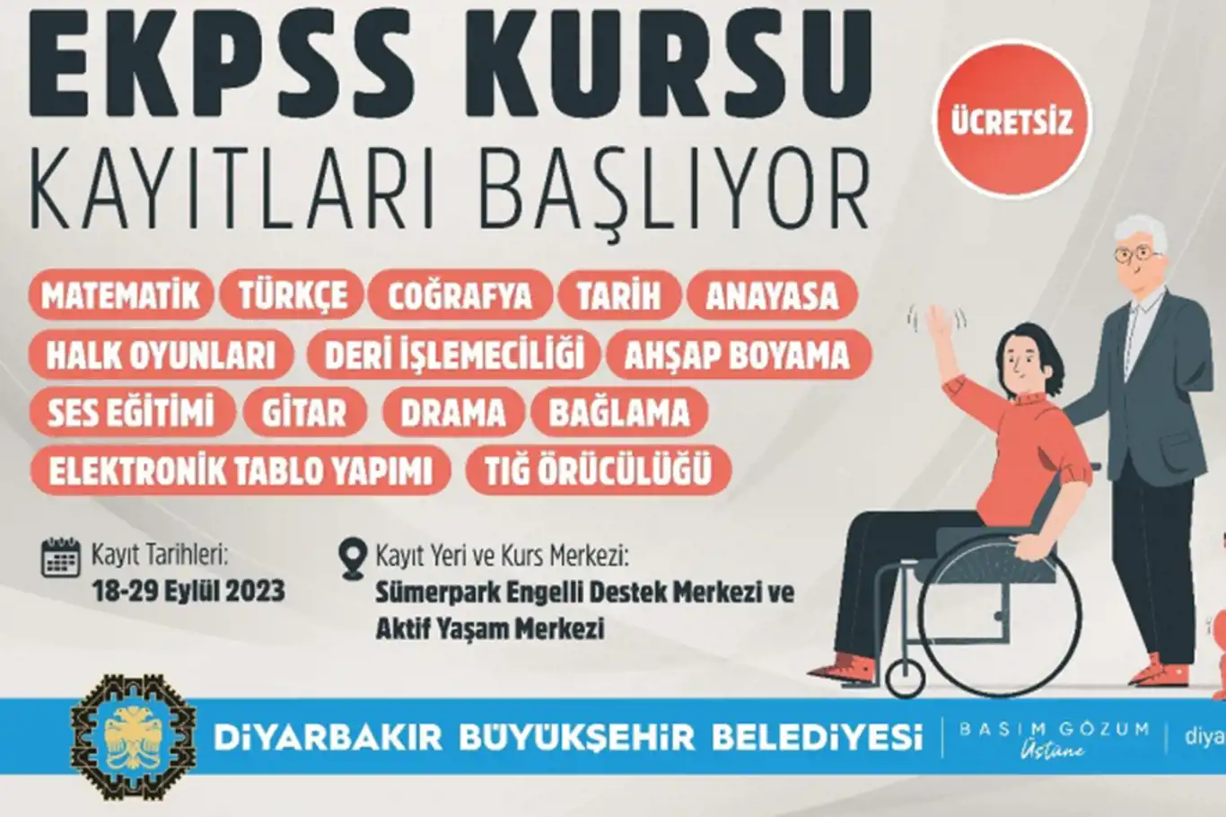 EKPSS kurs kayıtları başladı EKPSS kurs kayıtları başladı