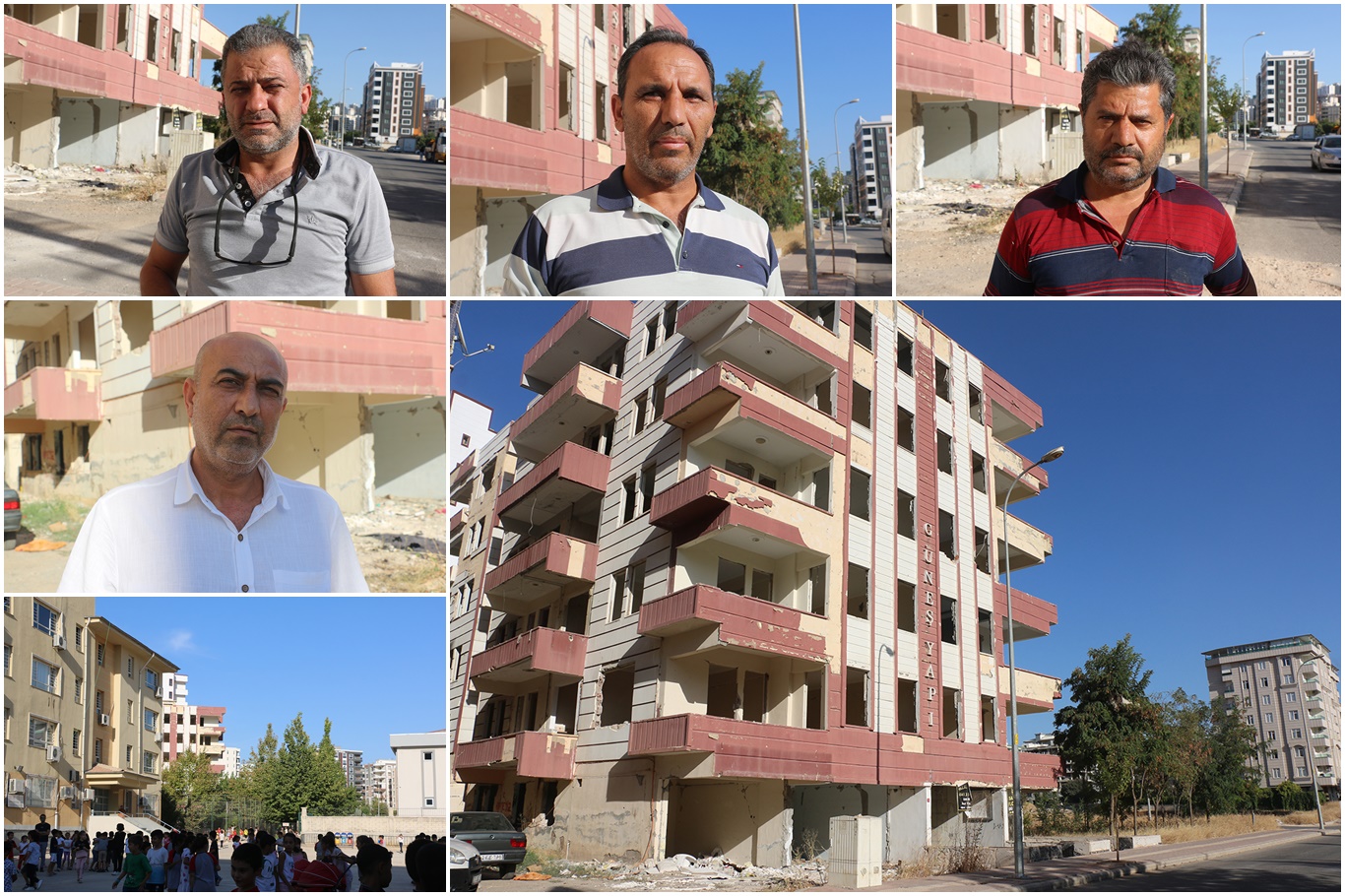 4 okulun güzergahındaki ağır hasarlı bina tehlike oluşturuyor