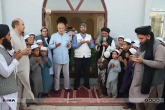 أفغانستان.. افتتاح المسجد الذي بناه فاعل الخير عبر قافلة الأمل