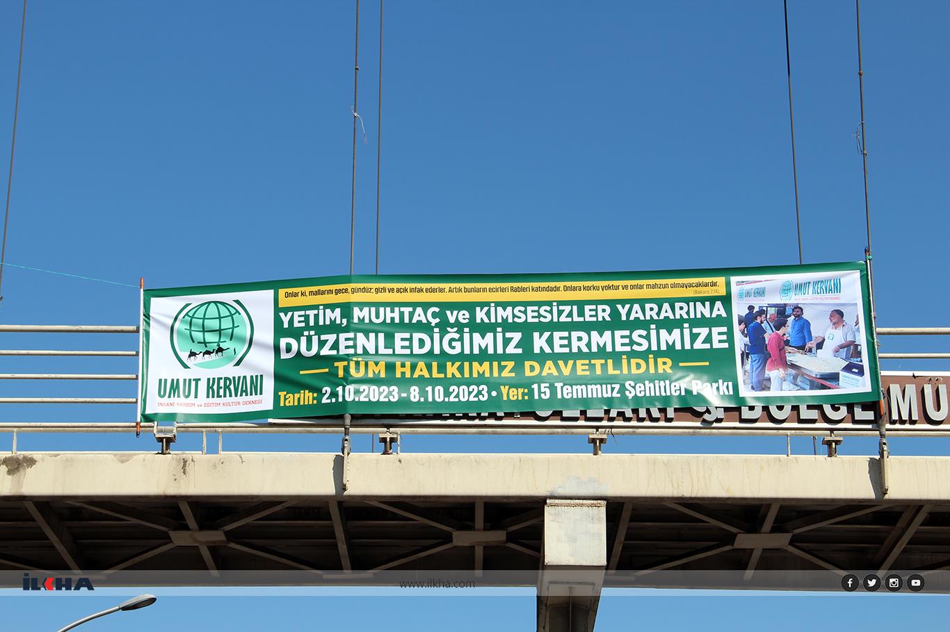 Karwana Hêvîyê ya Dîyarbekirê ji bo malbatên mihtac kermesê lidardixe Karwana Hêvîyê ya Dîyarbekirê ji bo malbatên mihtac kermesê lidardixe