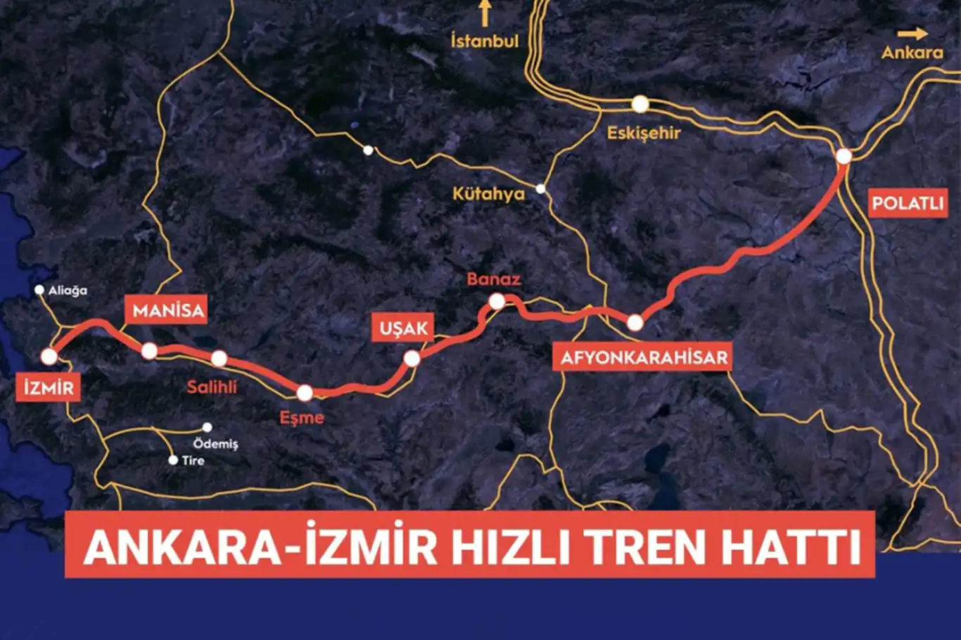 Ankara-İzmir hızlı tren hattı 2027'de hizmete girecek