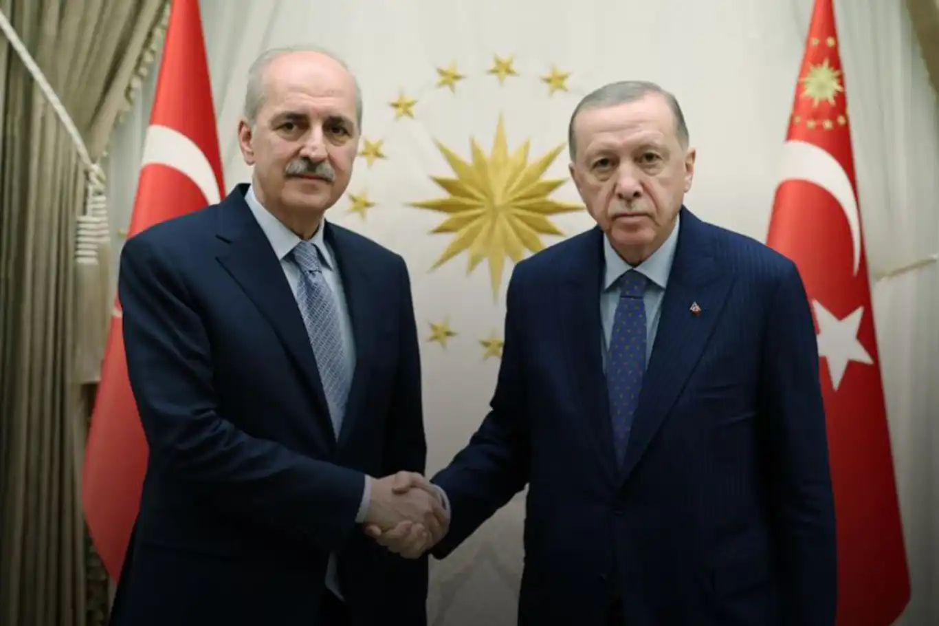 Cumhurbaşkanı Erdoğan, TBMM Başkanı Kurtulmuş'u kabul etti Cumhurbaşkanı Erdoğan, TBMM Başkanı Kurtulmuş'u kabul etti