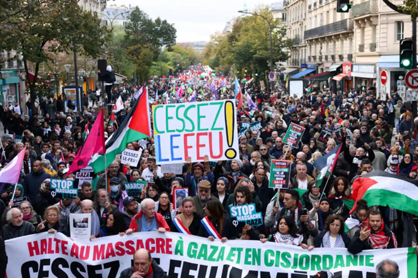 Massive protests held worldwide against israeli genocide in Gaza Strip