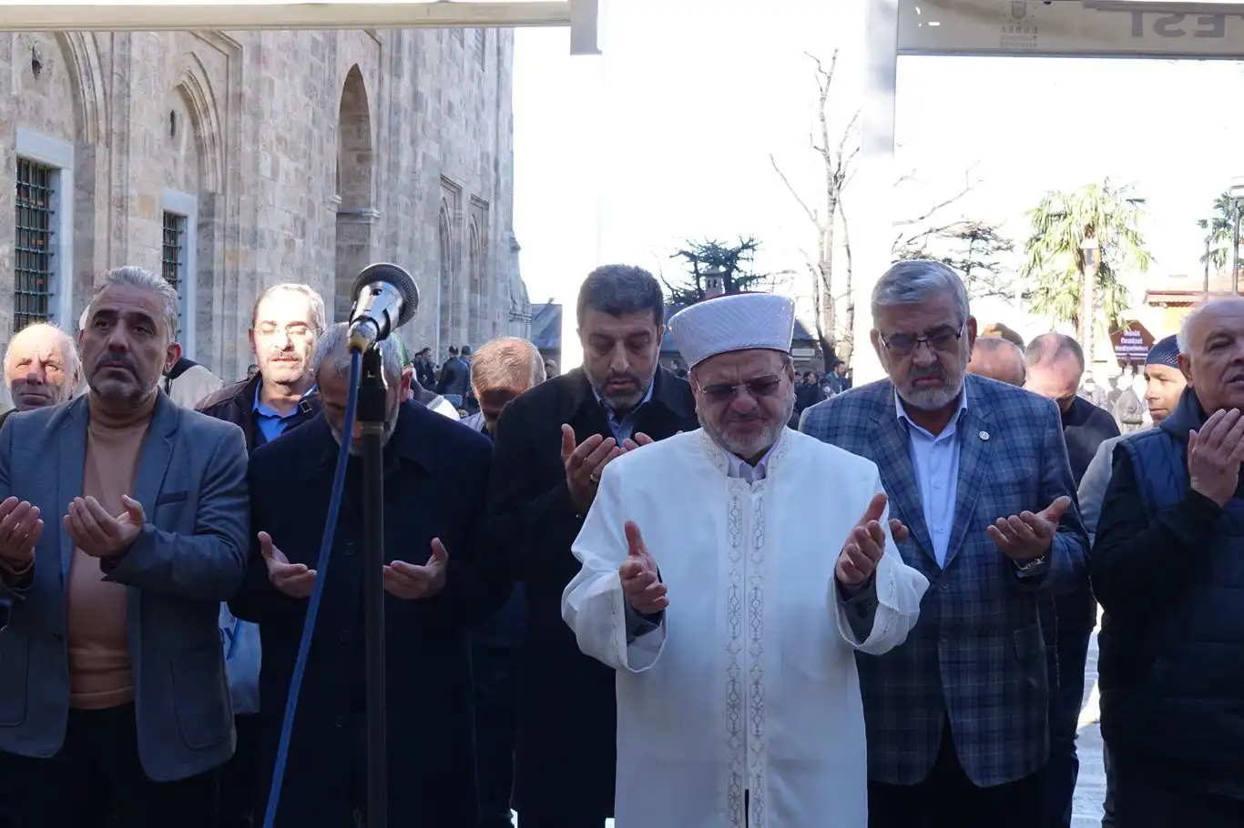 Bursa'da Filistinli şehidler için gıyabi cenaze namazı kılındı