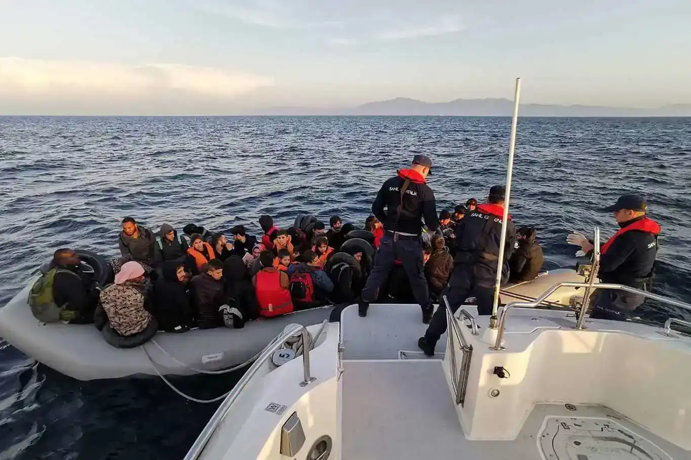 Turkish coast guard rescues 58 irregular migrants off Bodrum coast