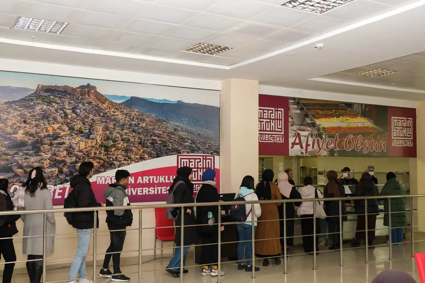 MAÜ'den öğrencilere yemek desteği sağlayan belediyeye teşekkür MAÜ'den öğrencilere yemek desteği sağlayan belediyeye teşekkür