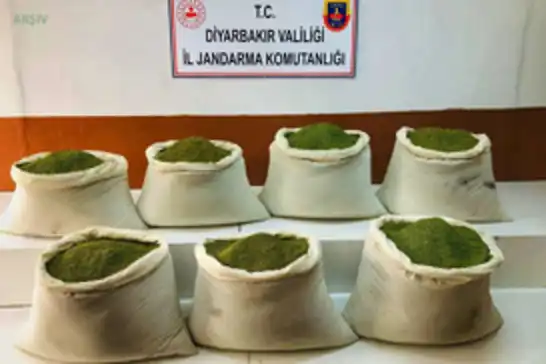 Diyarbakır'da 120 kilogram kubar esrar ele geçirildi 